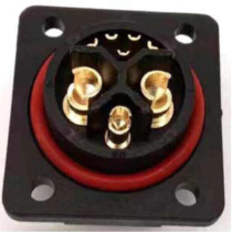 圓形及方形2+5P、2+1+5P充電插頭和充電插座